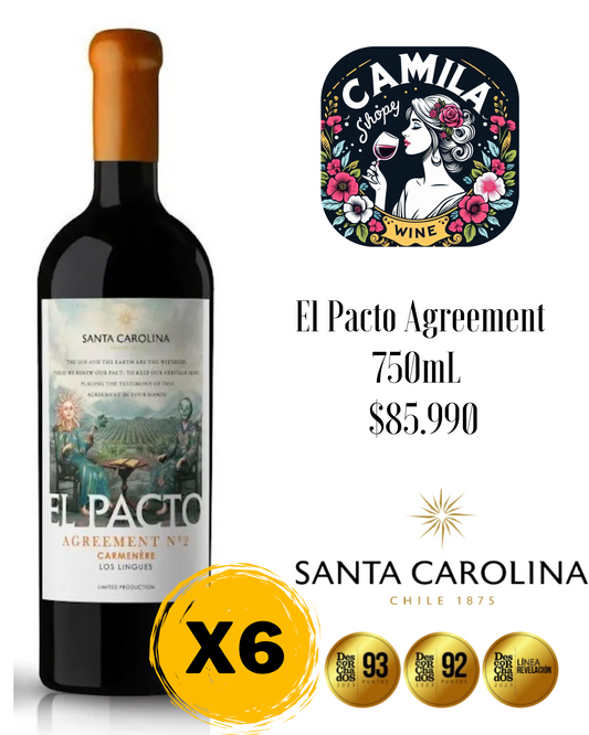 El Pacto Agreement 750mL 6 unidades