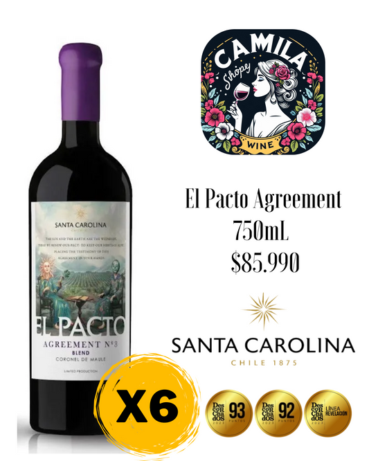 El Pacto Agreement 750mL 6 unidades